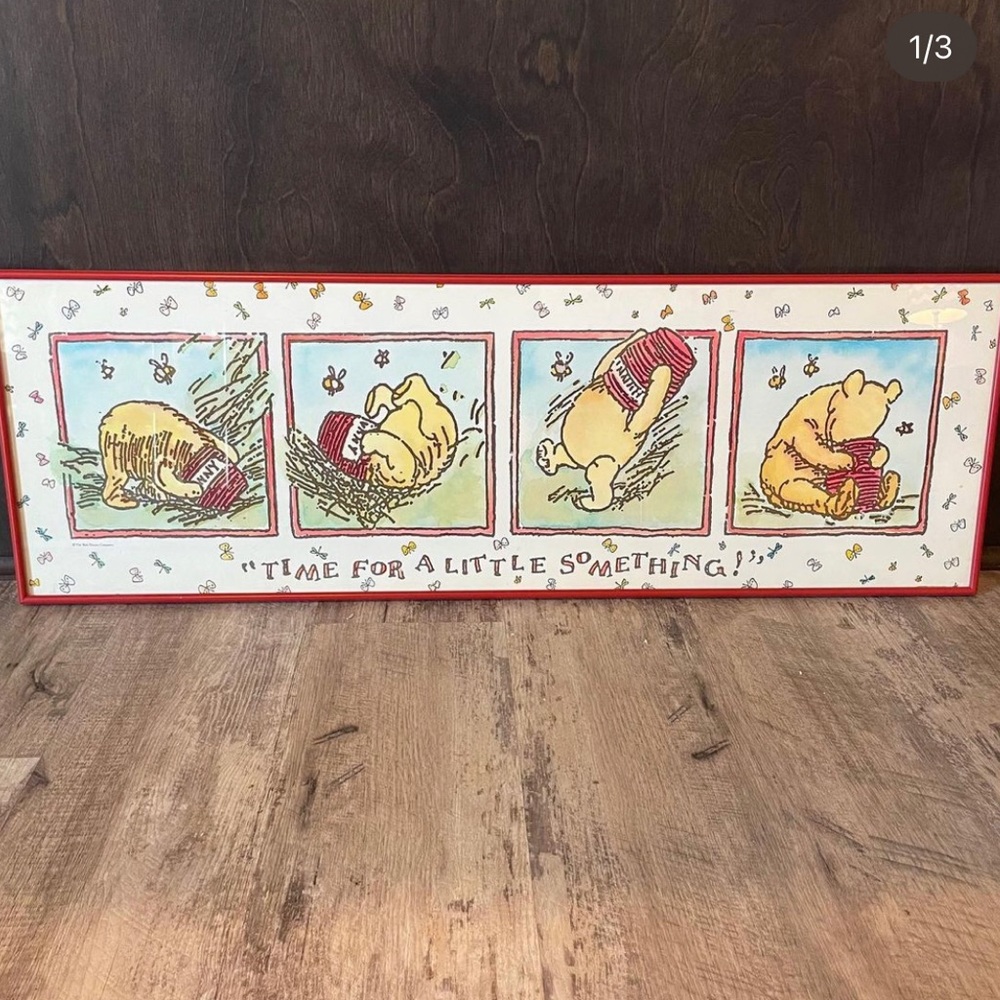 RARE Classic Pooh Wall Frame